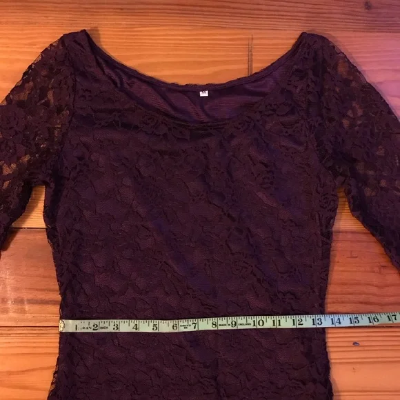 Bundle of Red Purple Black Bodycon Dresses, EUC, M - Picture 5 of 16